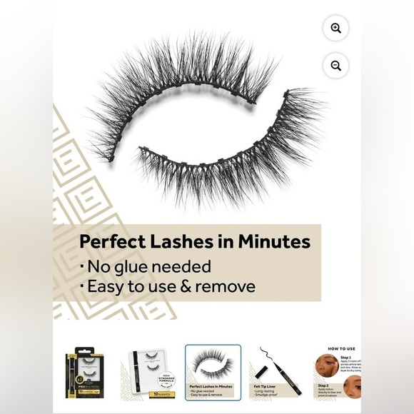 Eylure Promagnetic Felt Tip Eyeliner & 10 Magnets #1 Eyelashes NEW - Picture 4 of 10